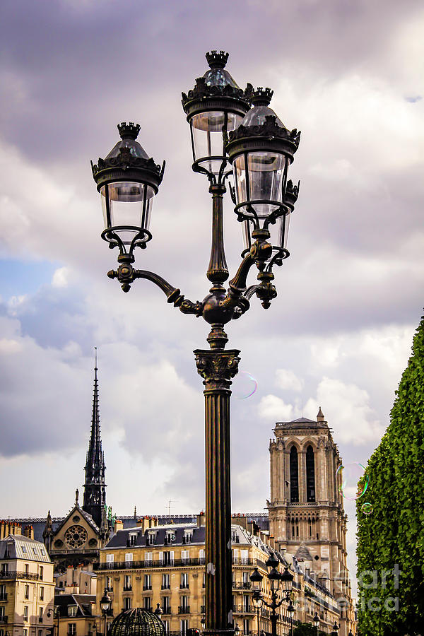 Bubbles Near Notre Dame Photograph by Marina McLain