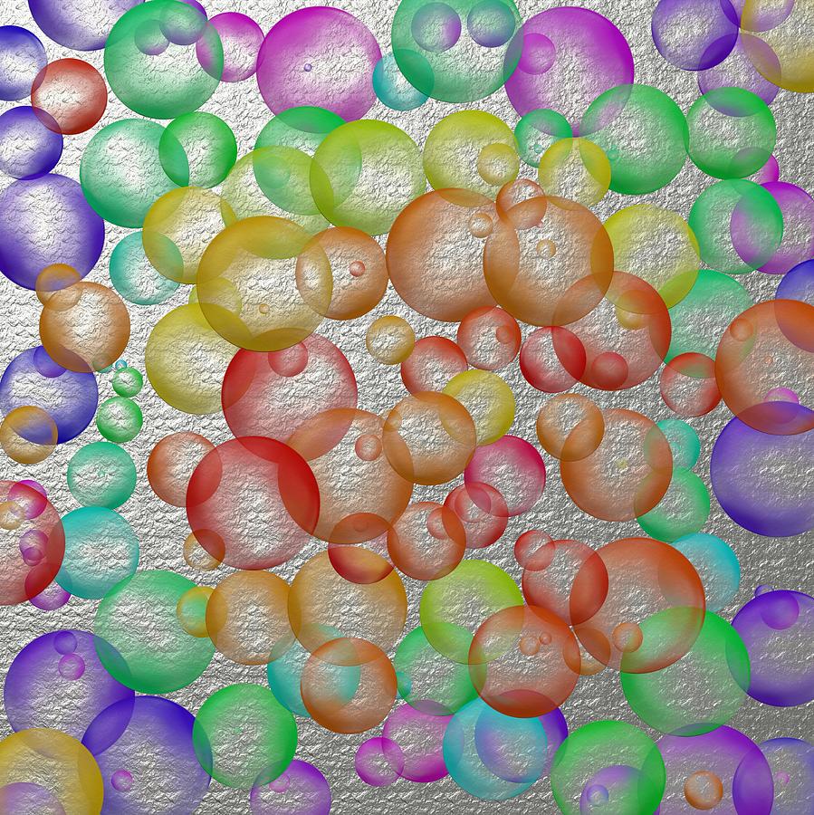 Bubbly Bubbles 2 Digital Art by Nelma Grace Higgins