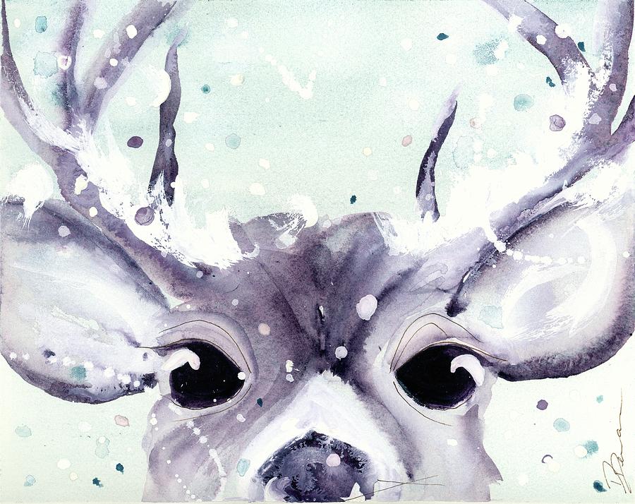 Buck Painting by Dawn Derman