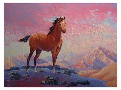 Horse Painting - Buck by Gordon Sage Horse Painting - Buck by Gordon Sage
