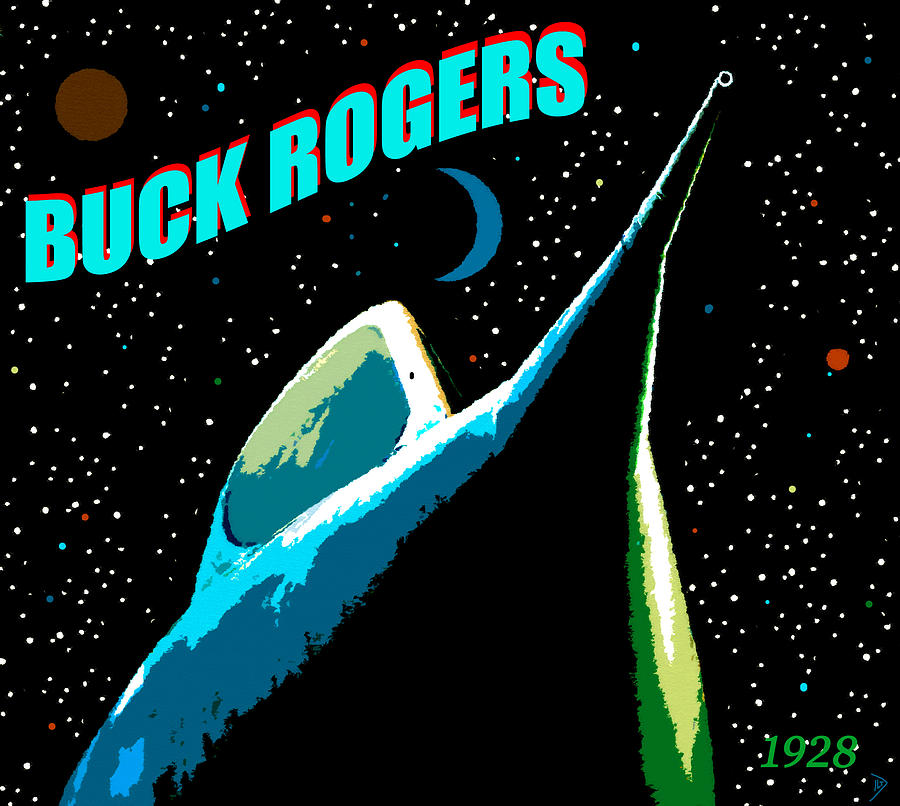 Buck Rogers since 1928 Painting by David Lee Thompson