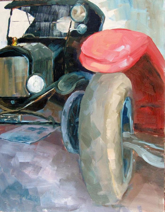 Ford Painting - Bucket Brigade by Susan Richardson
