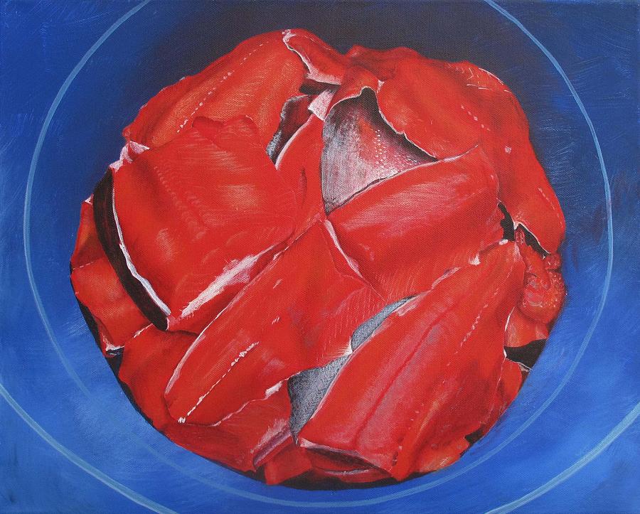 Bucket O Fish Painting by Karen Peterson