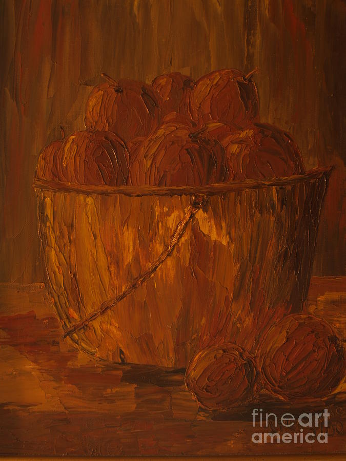 Apple Painting - Bucket of Apples by Paul Galante