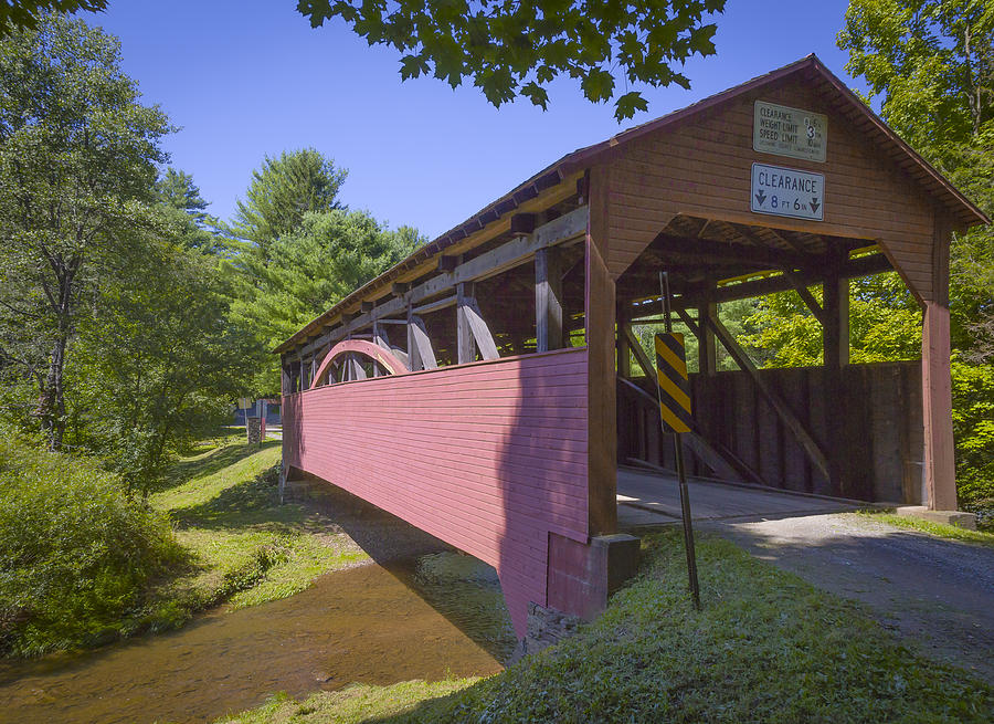 Buckhorn Covered Bridge Photograph by Jack R Perry