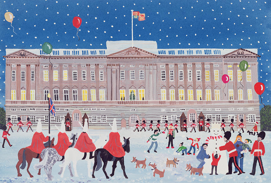 Buckingham Palace Painting by Judy Joel