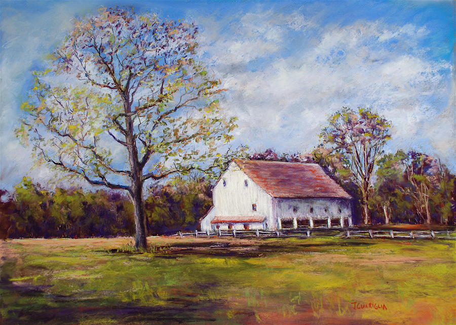 Bucks County Barn Pastel by Joyce Guariglia
