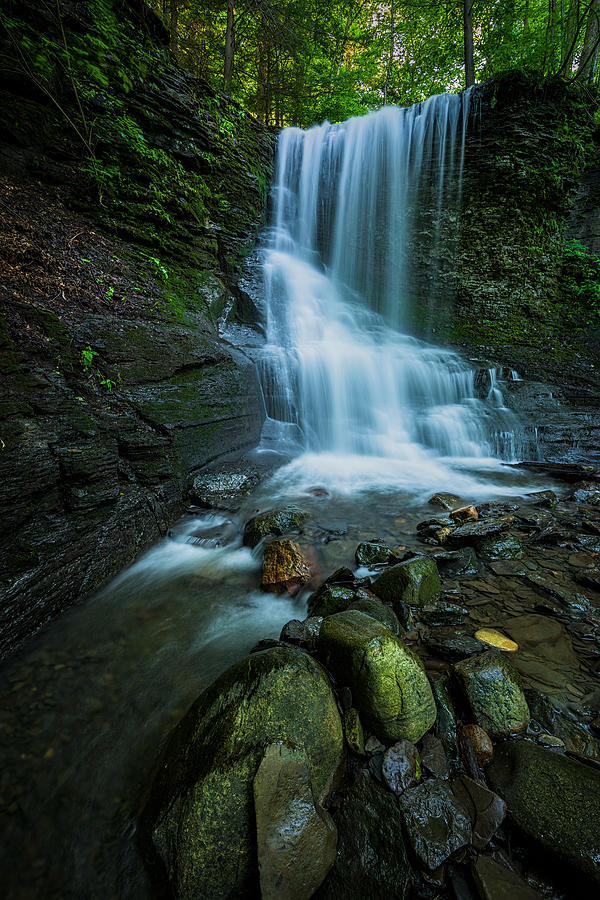 Bucktail Falls Image 2 Photograph by Daniel Kelly | Fine Art America