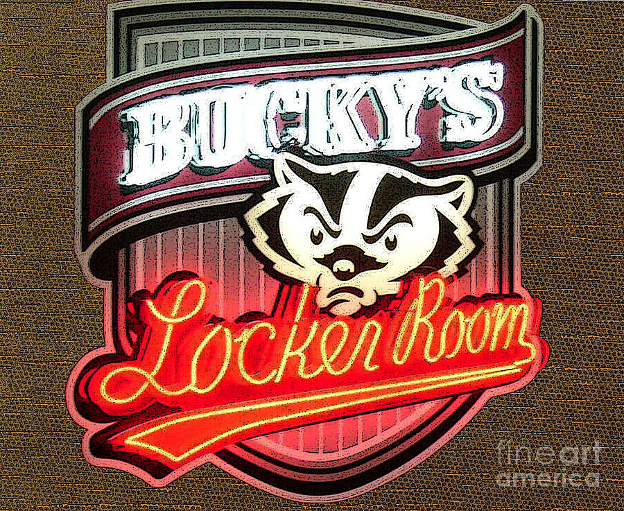 Buckys Locker Room Digital Art by Tommy Anderson