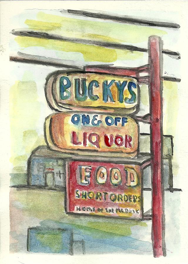 Buckys Painting by Matt Gaudian
