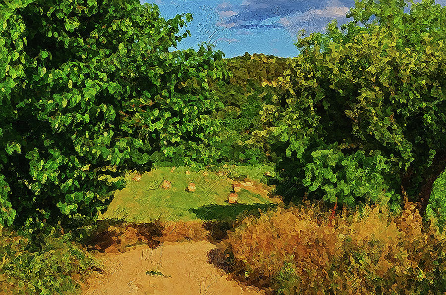 Bucolic Paradise - 09  Painting by AM FineArtPrints