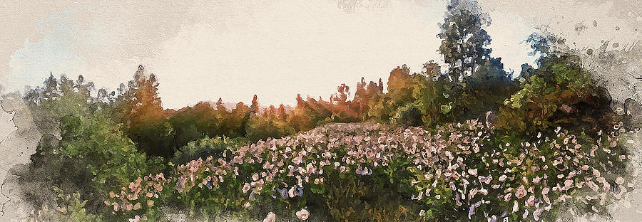 Bucolic Paradise - 18 Painting by AM FineArtPrints