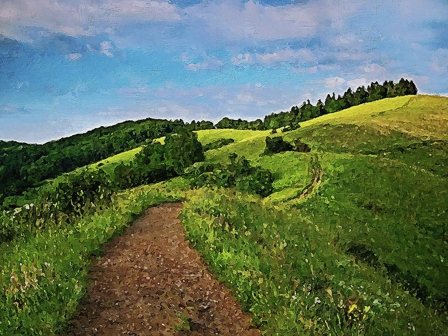 Bucolic Paradise - 23 Painting by AM FineArtPrints