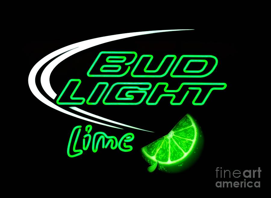 Bud Light Lime Edited Photograph by Kelly Awad