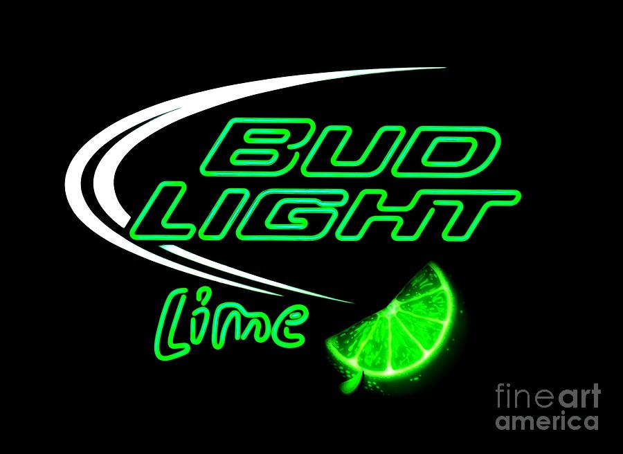 Bud Light Lime Re-edited Photograph by Kelly Awad