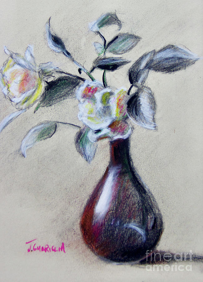 Bud Vase Drawing by Joyce Guariglia