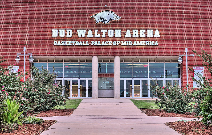 University Of Arkansas Photograph - Bud Walton Arena by JC Findley