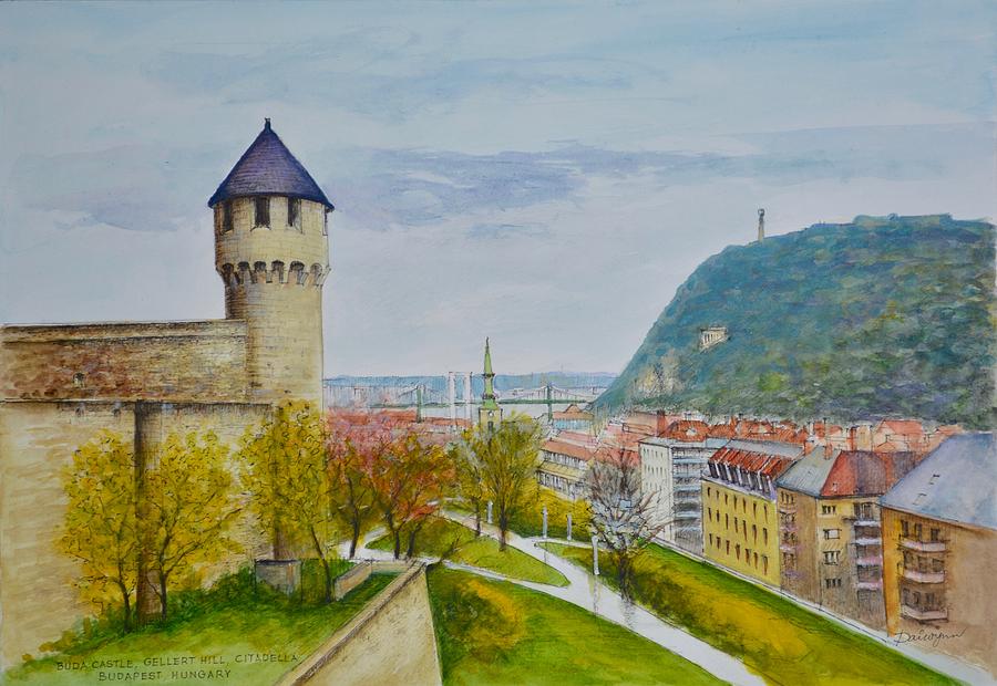 Budapest in Spring Painting by Dai Wynn
