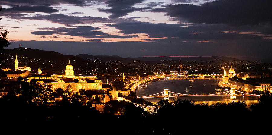 Budapest by Night Photograph by Doug Matthews