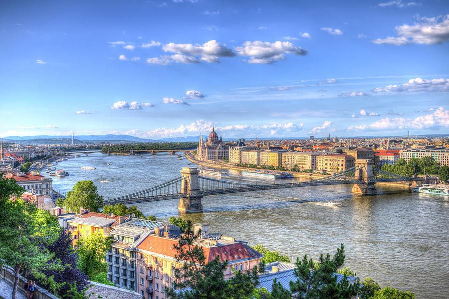 Budapest City View #1 Photograph by David Pyatt