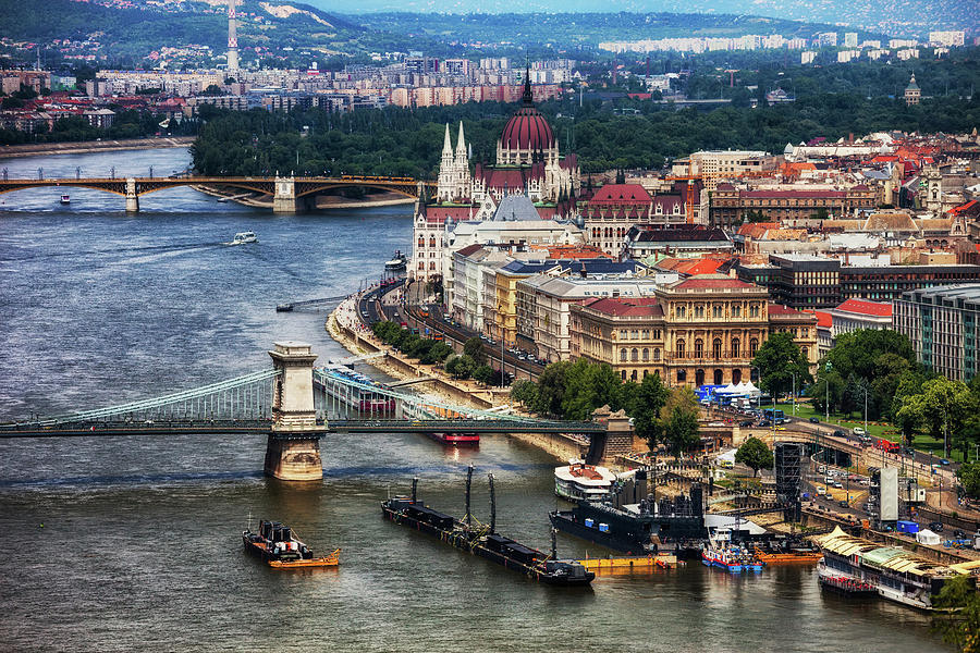 Budapest Cityscape in Hungary Photograph by Artur Bogacki