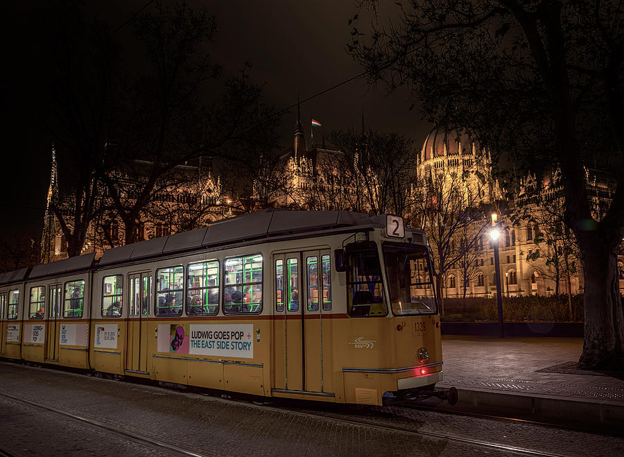 Transportation Photograph - Budapest Hungary Tram #2 by Joan Carroll