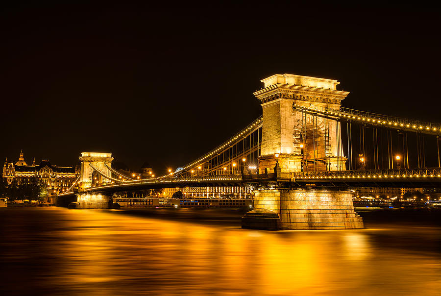 Budapest In Night Photograph