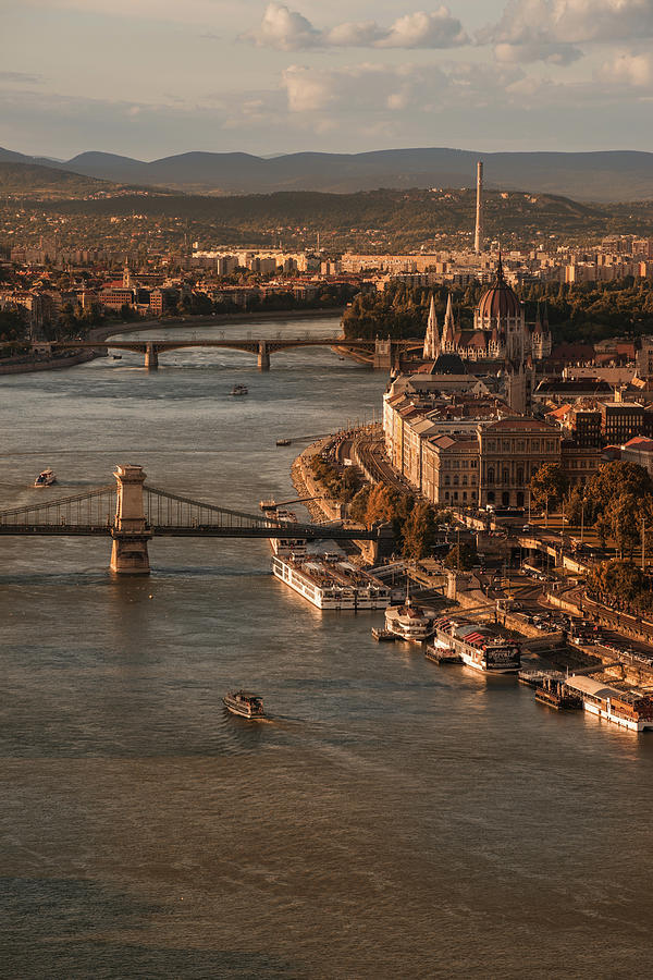 Budapest in the morning sun Photograph by Jaroslaw Blaminsky