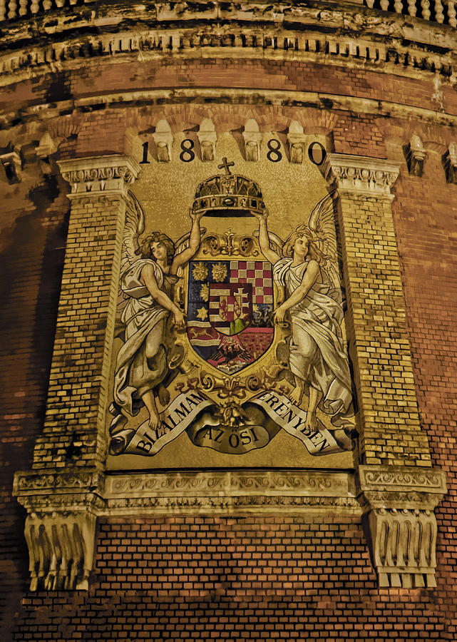 Budavari Palota Coat of Arms Photograph by Adam Rainoff