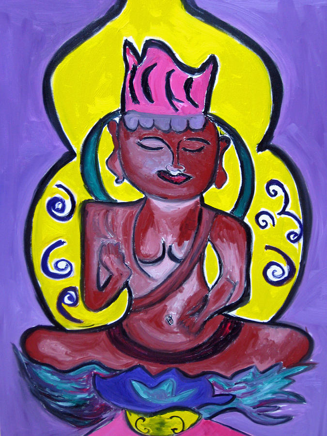 Budda Painting by Susan Stader - Fine Art America