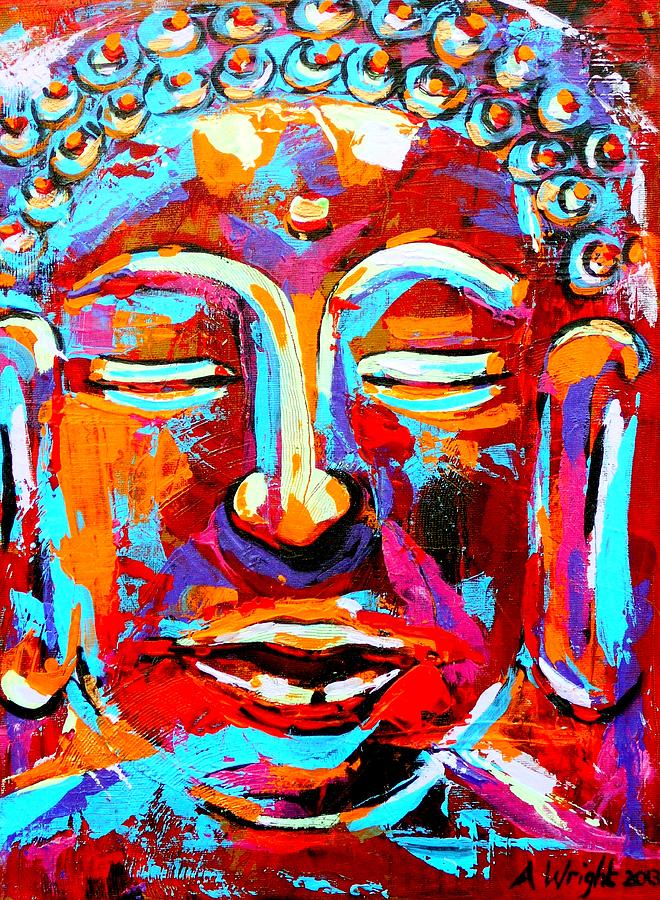 Buddha 1 Painting by Angie Wright