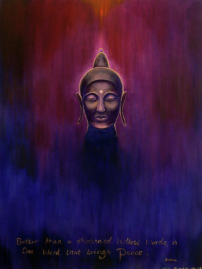 Buddha Painting by Alex Florschutz