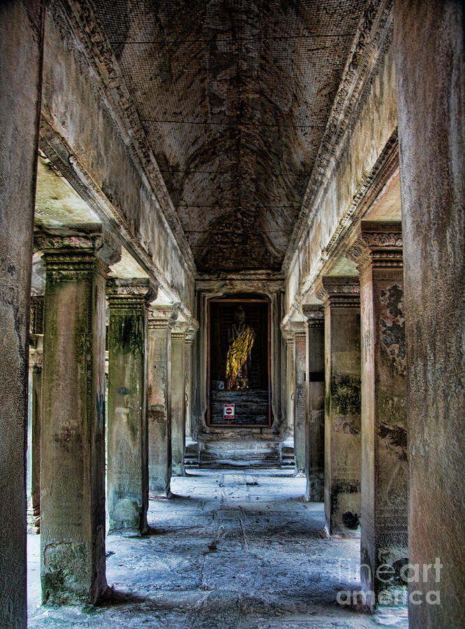 Buddha Angkor Wat II Photograph by Chuck Kuhn