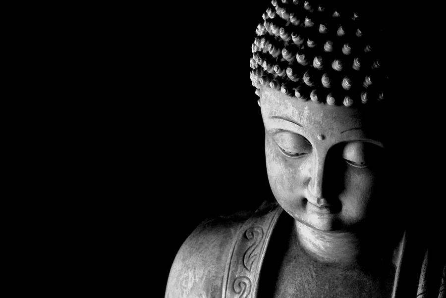 Black And White Photograph - Buddha by Anthony Citro