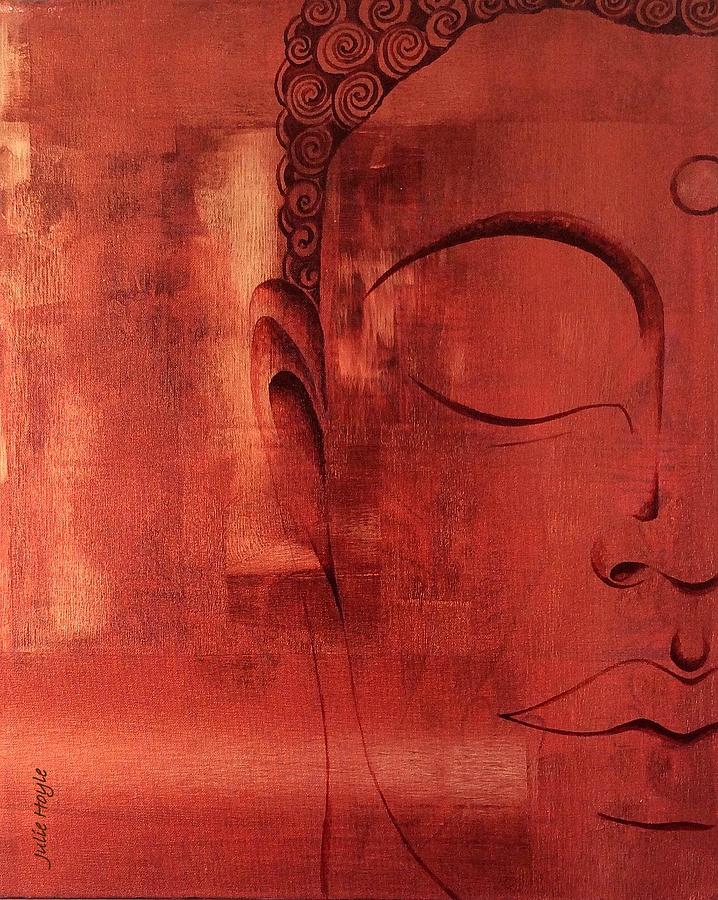 Buddha Appears Mixed Media by Julie Hoyle