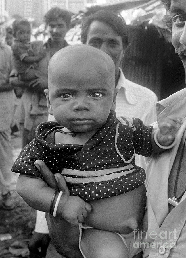 Buddha Baby, Mumbai India  Photograph by Wernher Krutein