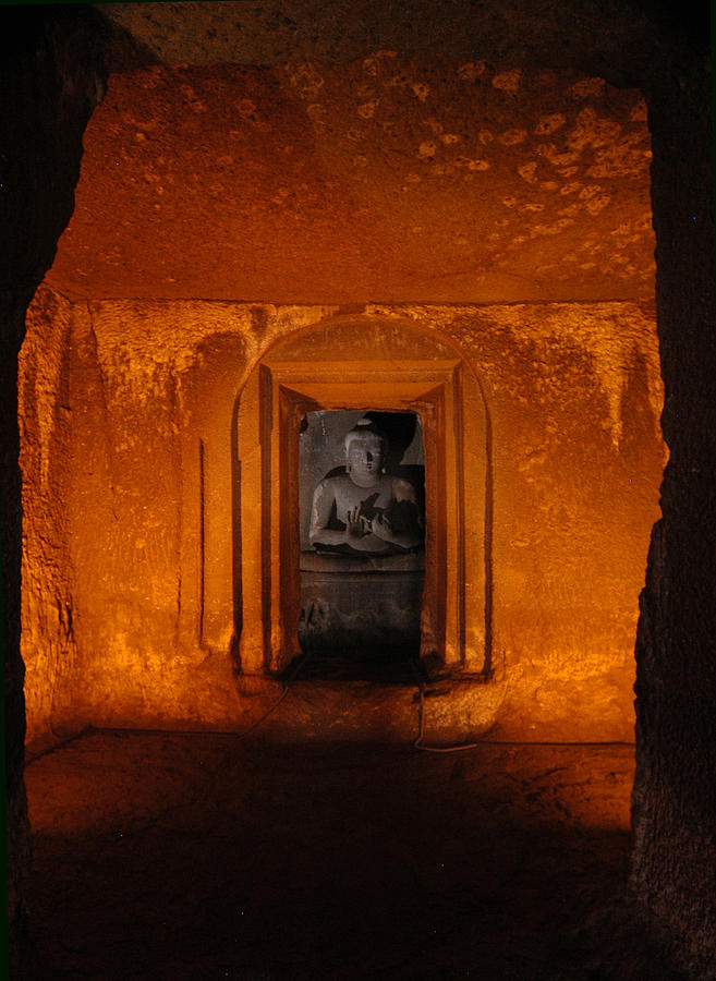 Buddha Cave Photograph by Rajendra Pisavadia - Fine Art America