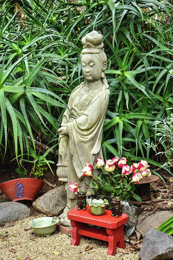 Buddha Garden I  Photograph by Linda Brody