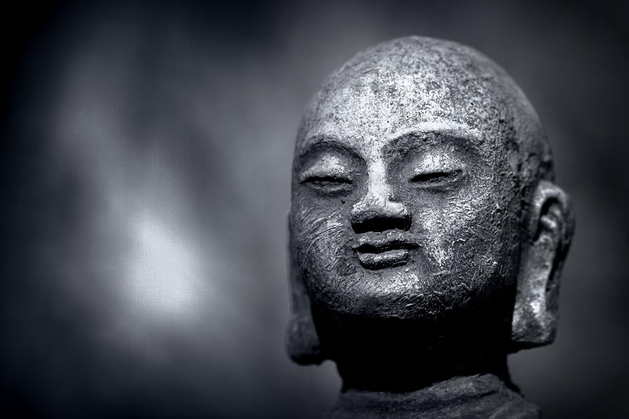 Buddha Garden Sculpture Photograph