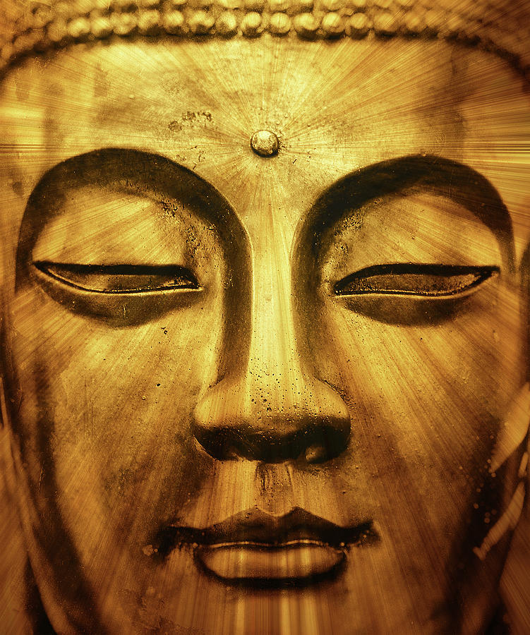 Buddha Golden Face Photograph by Madeleine Forsberg | Fine Art America