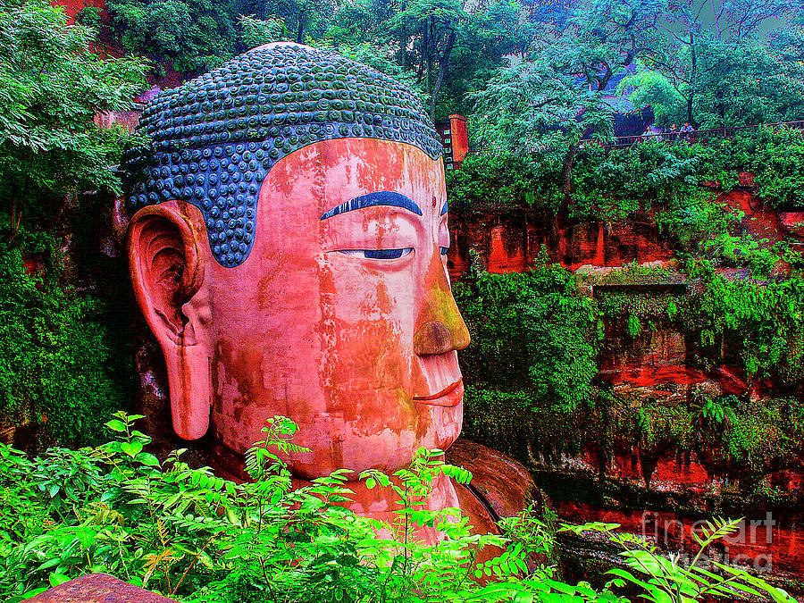 Buddha Head China Photograph by Rick Bragan