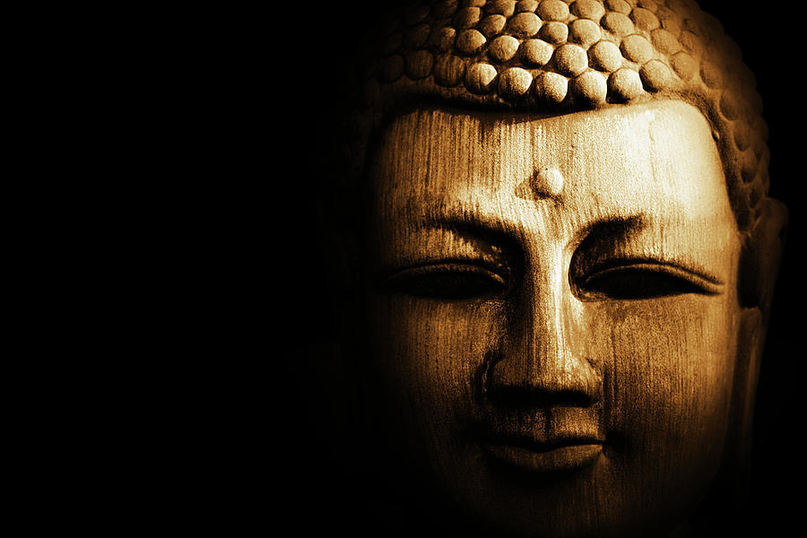 Buddha Photograph - Buddha In Sepia by Skip Nall Buddha Photograph - Buddha In Sepia by Skip Nall