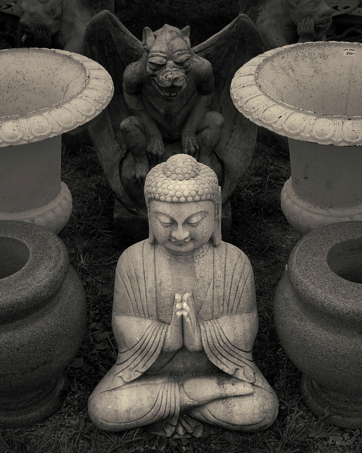 Buddha IV Toned Photograph by David Gordon