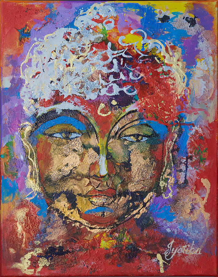Buddha  Painting by Jyotika Shroff