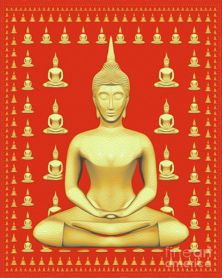 Buddha Meditation Painting