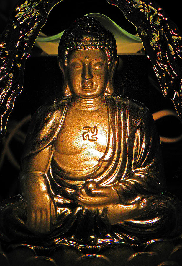 Buddha of the Light Photograph by Elizabeth Hoskinson