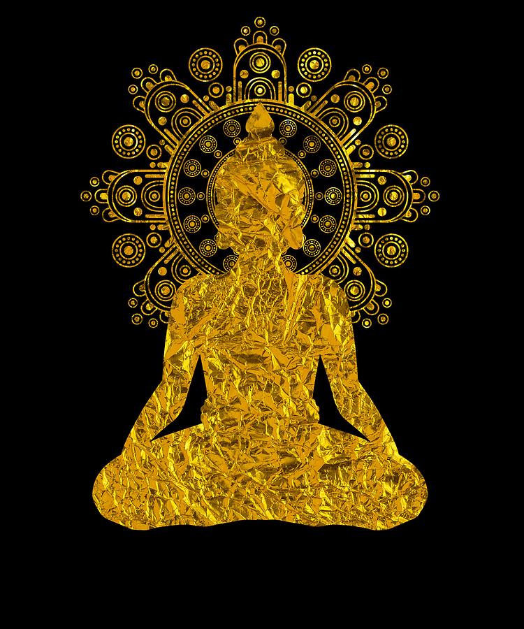 Download Buddha On Bohemian Mandala Spiritual Om New Age Buddhist ...