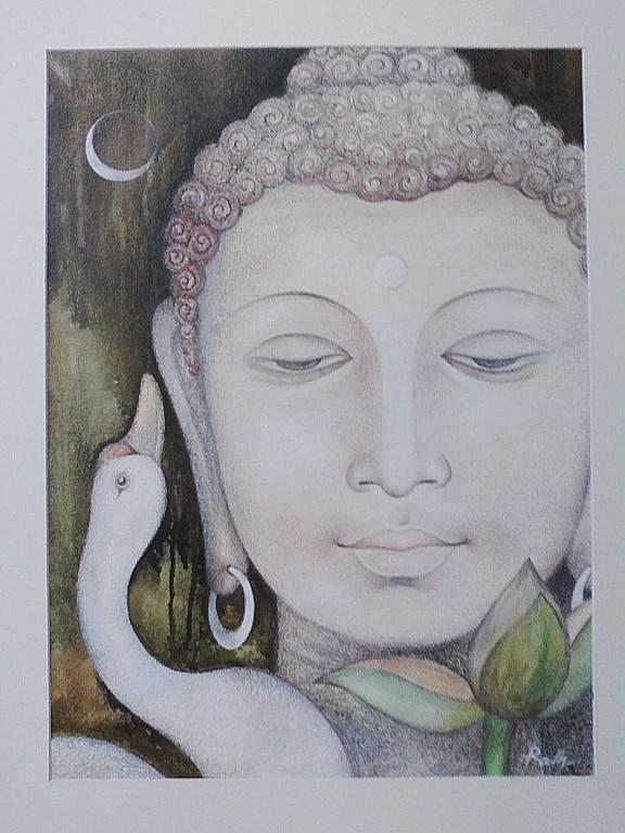 Buddha Painting by Rabi narayan Rath - Fine Art America