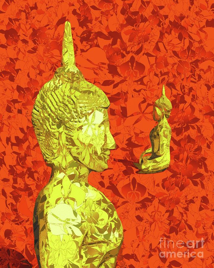 Buddha Reflects Painting