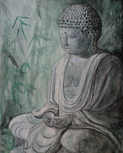 Buddha Painting by Sandy Clift
